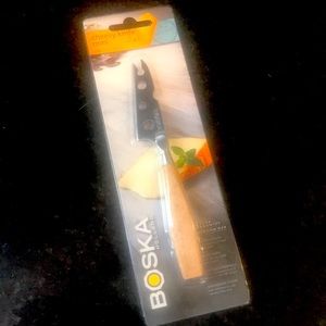 Oak handle cheese service knife. Great bundle item